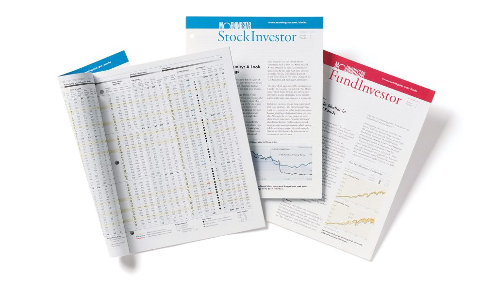 Morningstar research publications designed by Jason Ackley