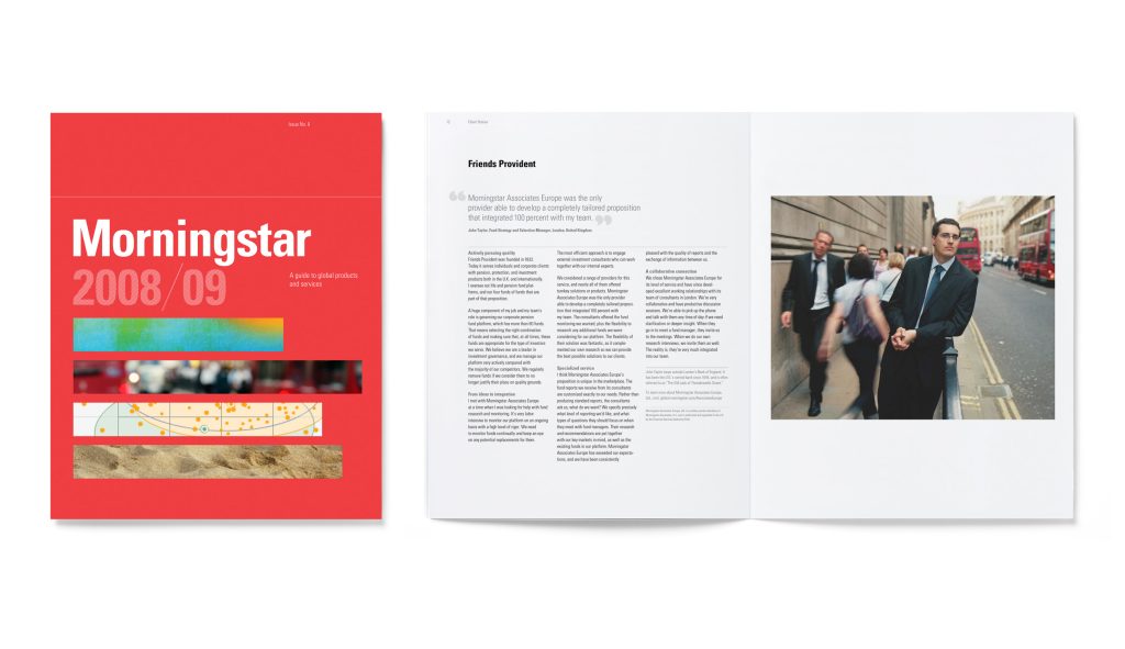 Morningstar research publications designed by Jason Ackley