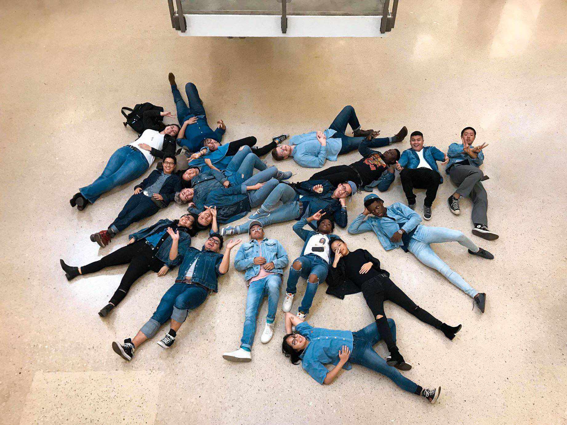 Student life group photo